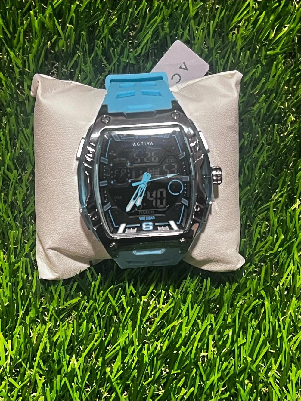 Activa Turquoise Digital-Analog Sport Watch